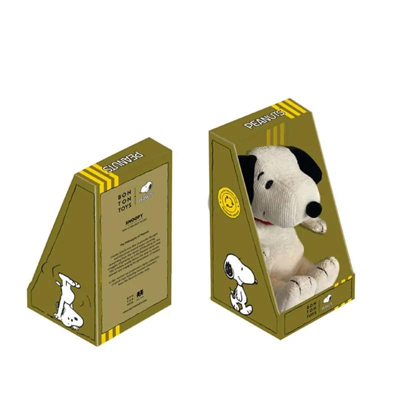 BON TON TOYS｜Snoopy史努比燈芯絨盒裝填充玩偶-奶油 17cm