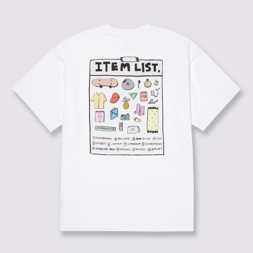 Vans Artist Collection - Riroo 男女款白色短袖T恤