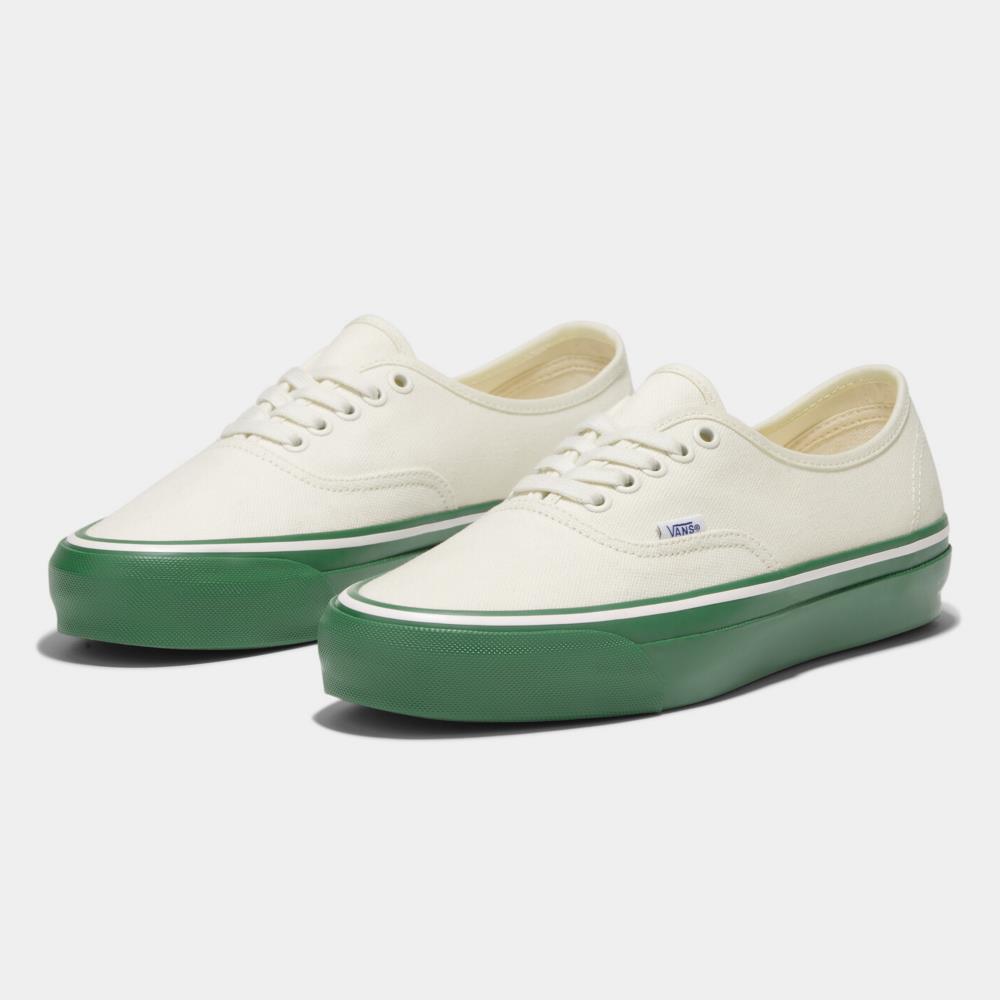 Vans Premium LX Authentic 44 男女款白色/綠色滑板鞋