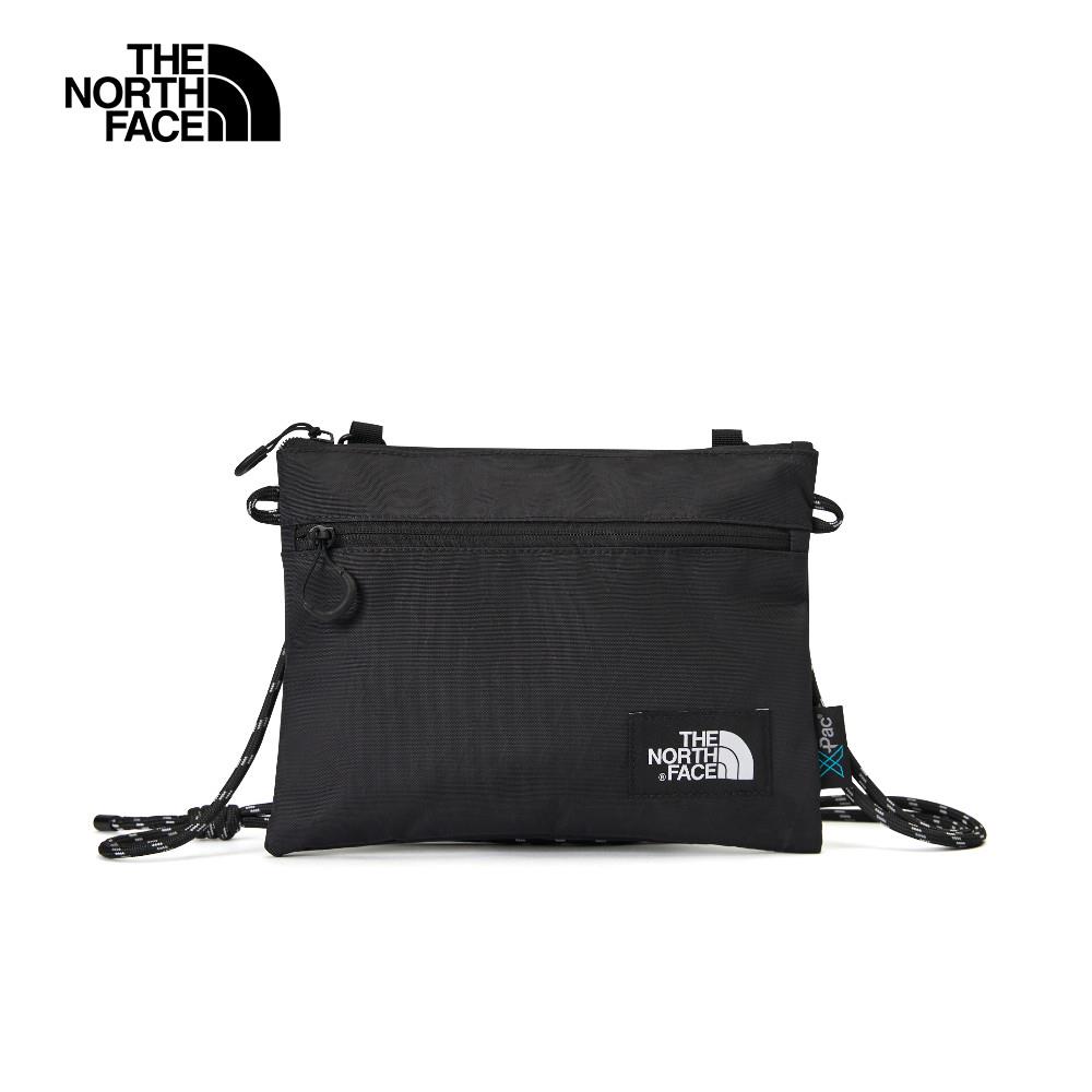 The North Face北面男女款黑色休閒單肩包｜8DJQKX7