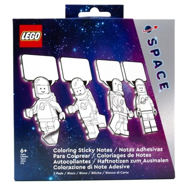 LEGO樂高太空人著色便利貼