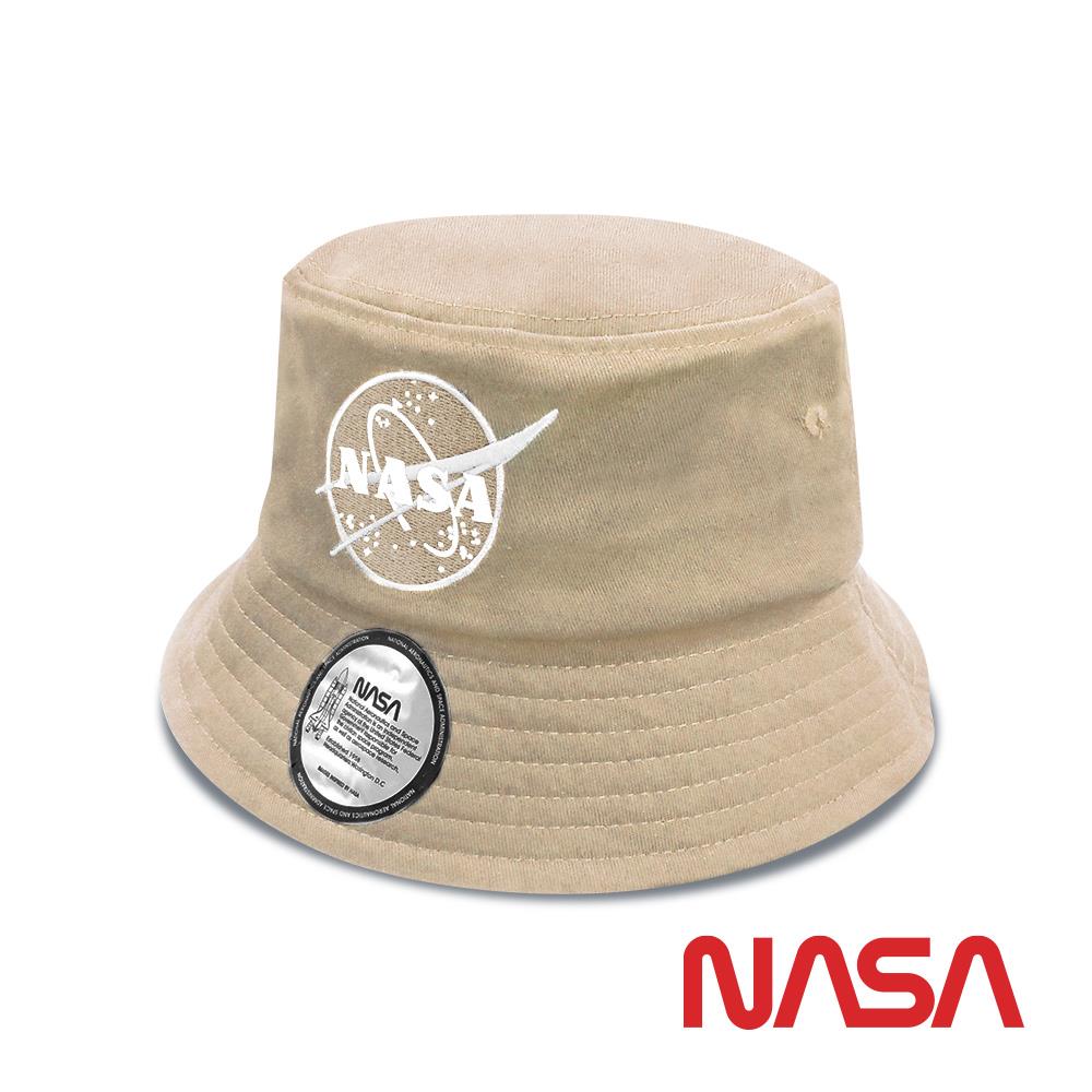 【NASASPACE】潮流Logo漁夫帽-卡其色(NA30002-16)