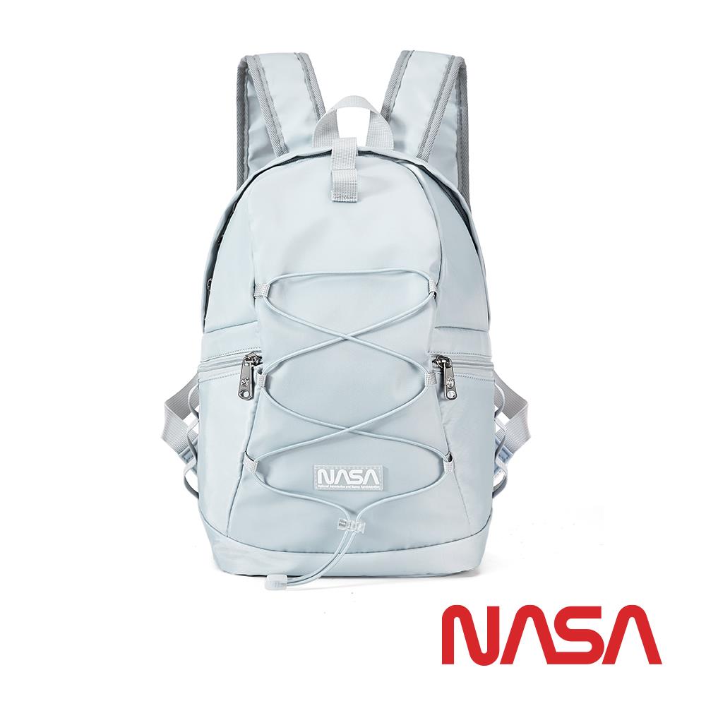 【NASASPACE】輕量抽繩雙肩後背包-銀河藍(NA20011-25)