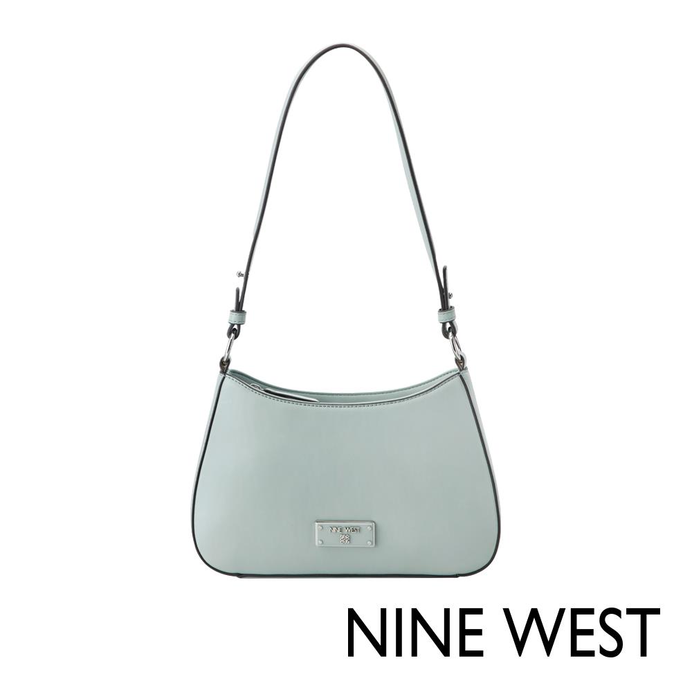 【NINE WEST】經典肩背包-淡藍色(193314191110)