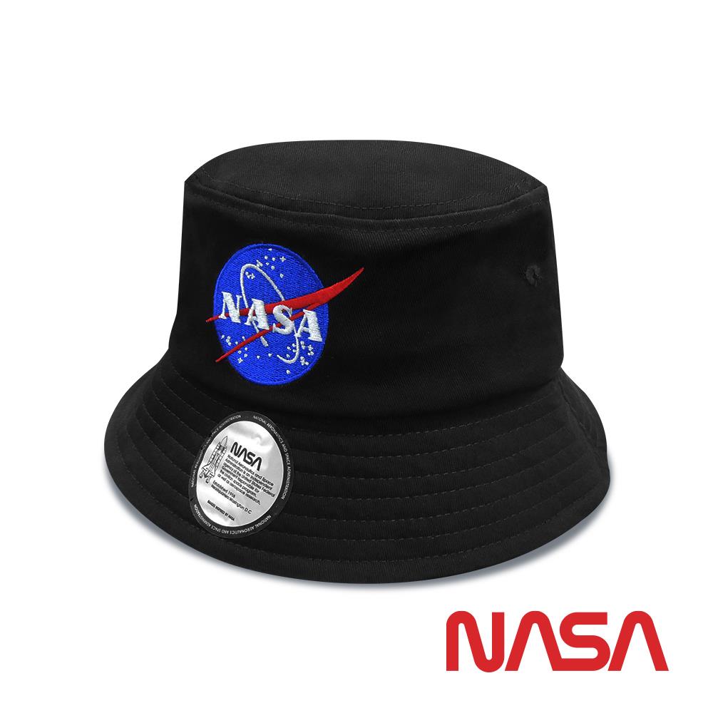 【NASASPACE】潮流Logo漁夫帽-黑色(NA30002-02)