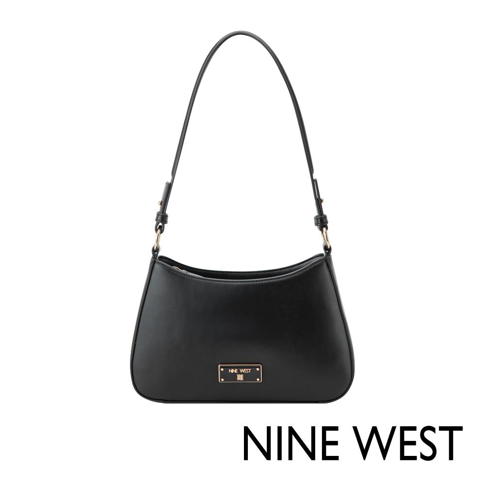 【NINE WEST】經典肩背包-黑色(193314191042)