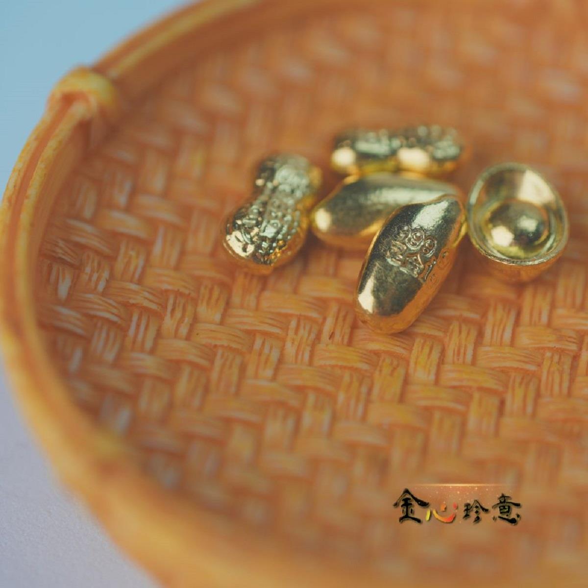 【金心珍意】金豆1g丨送限量玻璃瓶收納組