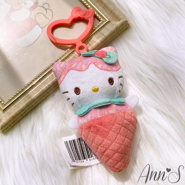Ann’S 正版三麗鷗授權-HELLO KITTY甜筒小玩偶-3吋