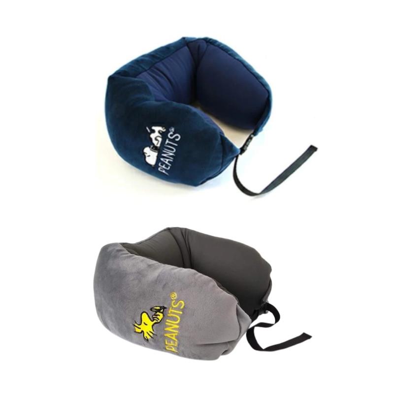史努比SNOOPY 造型2WAY兩用頸枕-史努比/塔克