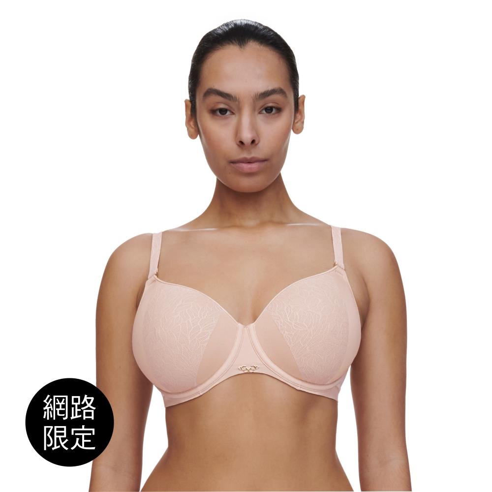 5折起【Chantelle】深V Spacer T-Shirt Bra 內衣>BCD罩杯>粉膚色(18IN3_01N)【Pure Lace】