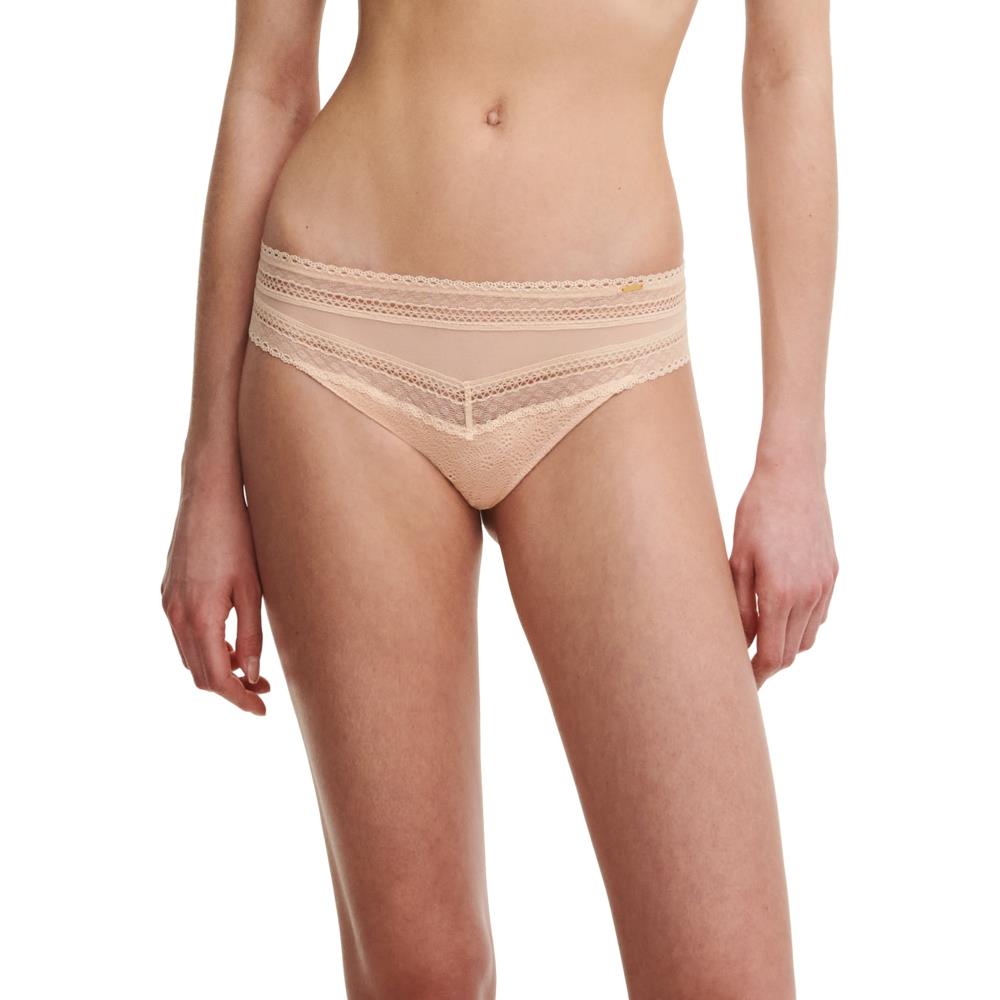 5折起【Chantelle】高衩三角內褲>XS-M>粉膚色(36890_01N)【Festivite】