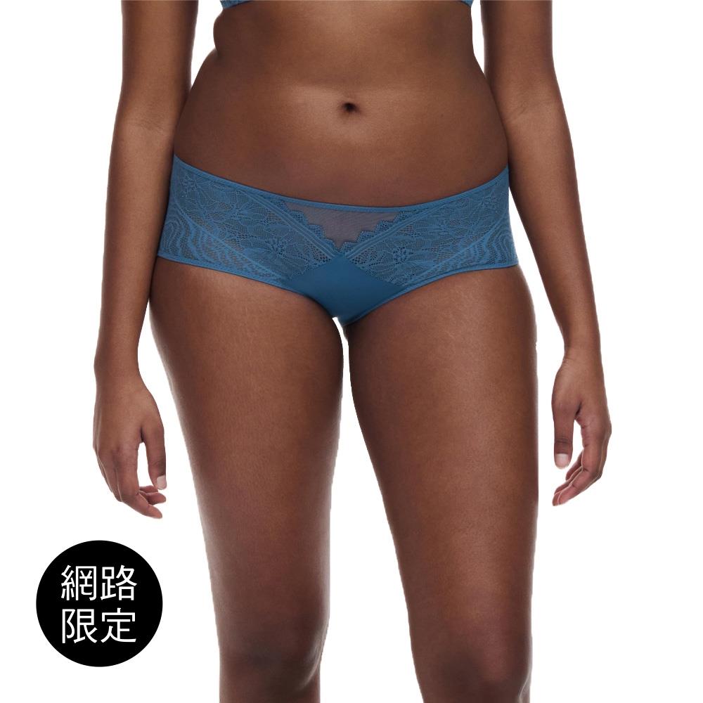 5折起【Chantelle Easy Feel】平口內褲>XS-M>單寧藍(94240_00C)【Floral Touch】