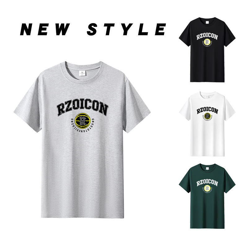 潮流美式經典學院短T 修身短袖T恤 潮流上衣 男生上衣 情侶T 大尺寸 運動短T【NZJN2509】