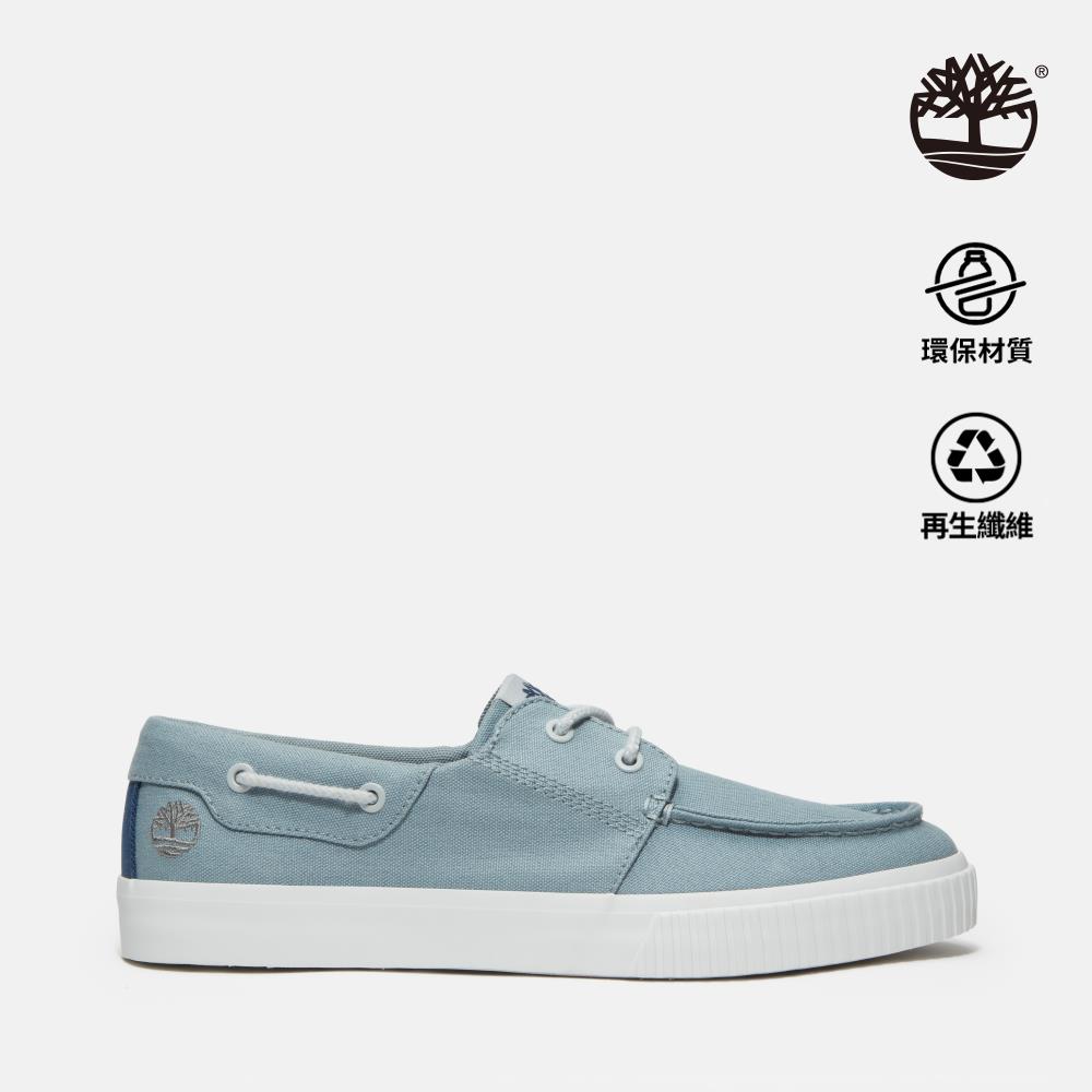 Timberland 男款藍色天絲™低筒休閒鞋|A42A7ETS