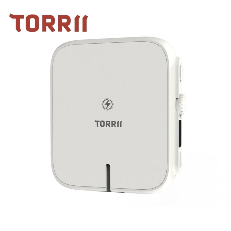 【TORRII】LUNA補光燈磁吸行動電源－白