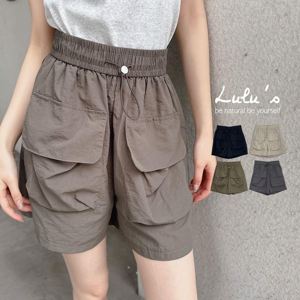 限時69折/現貨/刷刷感大口袋工裝短褲M-L４色【A04250048】