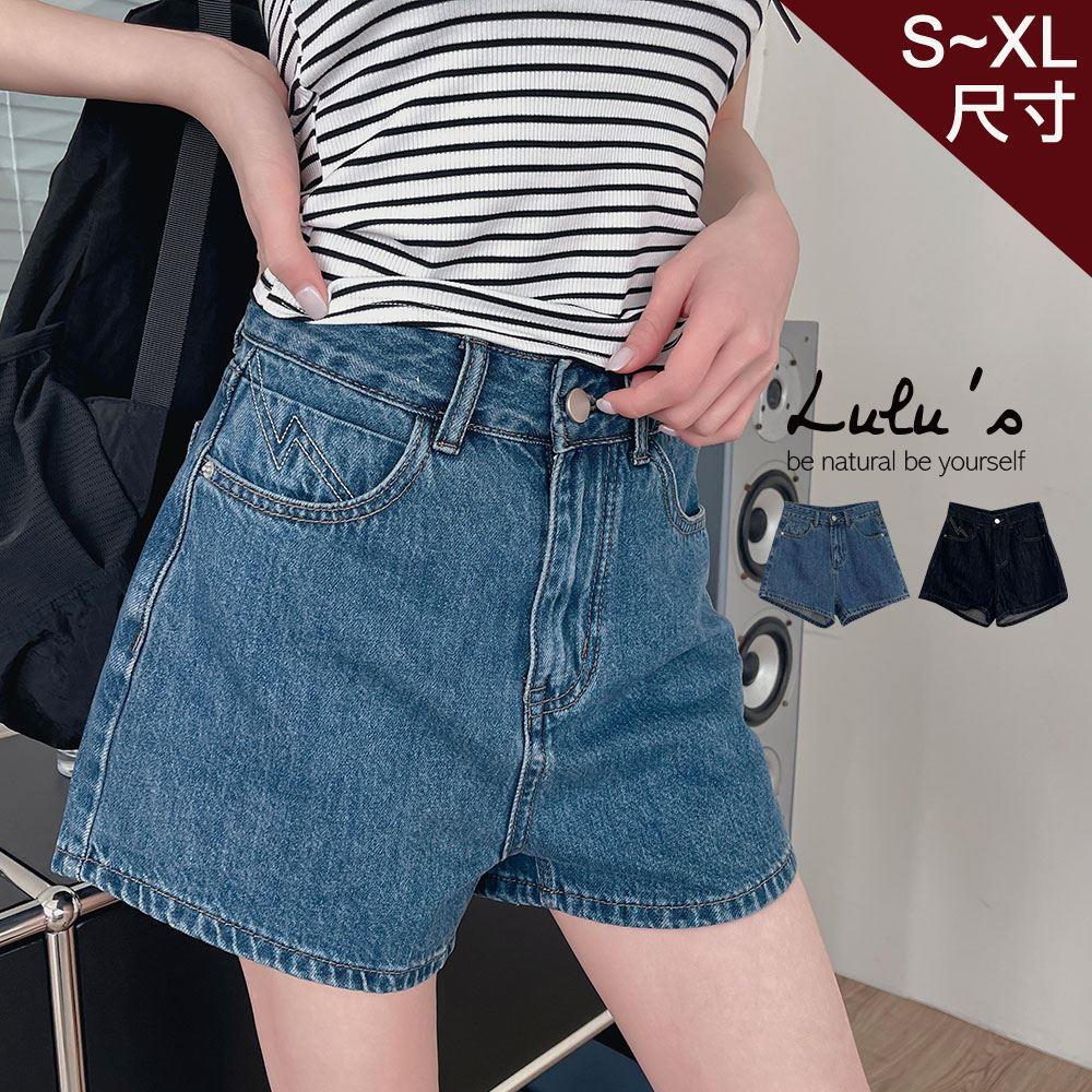限時69折/微辣妹閃電車線牛仔短褲S-XL２色【A04250092】