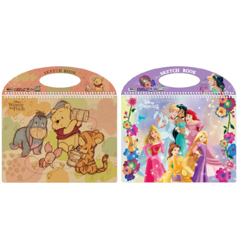 迪士尼Disney 手提畫冊 13K-維尼/公主