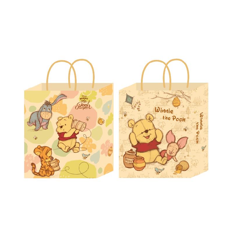 迪士尼Disney 手提紙袋 大A4-傳聲筒/蜂蜜