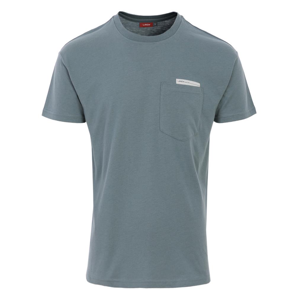 中性棉感開衩T-shirt-暴雨灰(266110140)