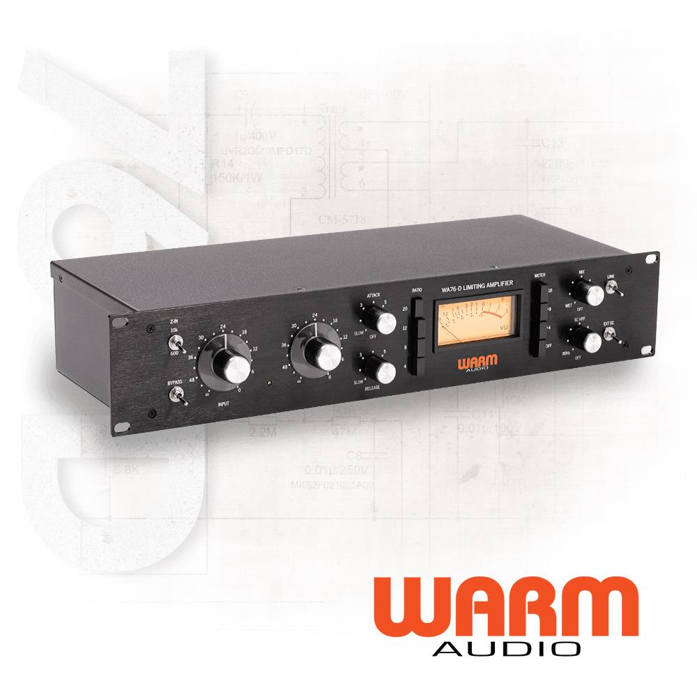 【Warm Audio】WA76-D 單聲道純淨增益離散式 FET 壓縮器 公司貨