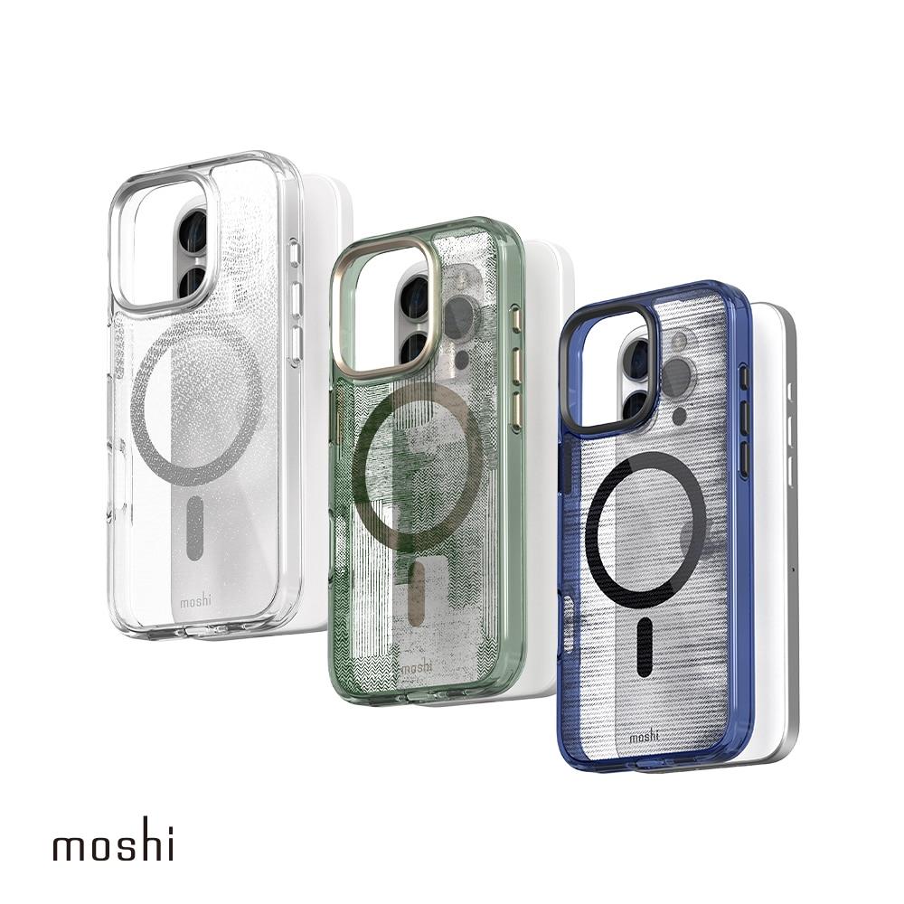 【Moshi】IP16經典透明圖紋保護殼