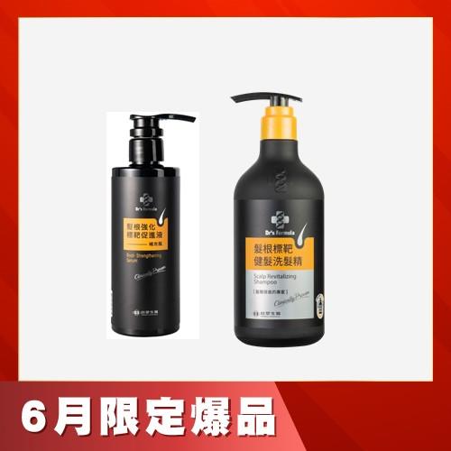 Dr's Formula髮根強化標靶促進液補充瓶330ml+標靶養髮洗髮精580g