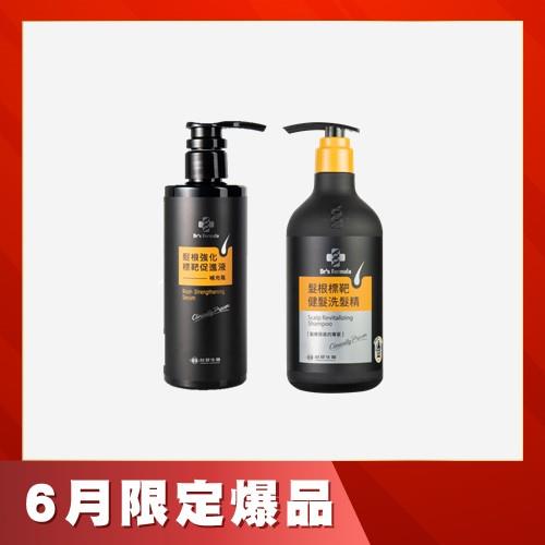 Dr's Formula髮根強化標靶促進液補充瓶330ml+標靶養髮洗髮精580g