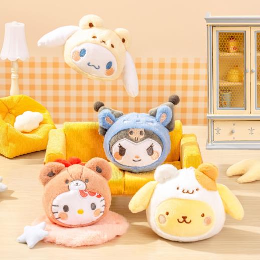 三麗鷗Sanrio 玩伴變裝系列 毛绒捏捏樂(隨機出貨)
