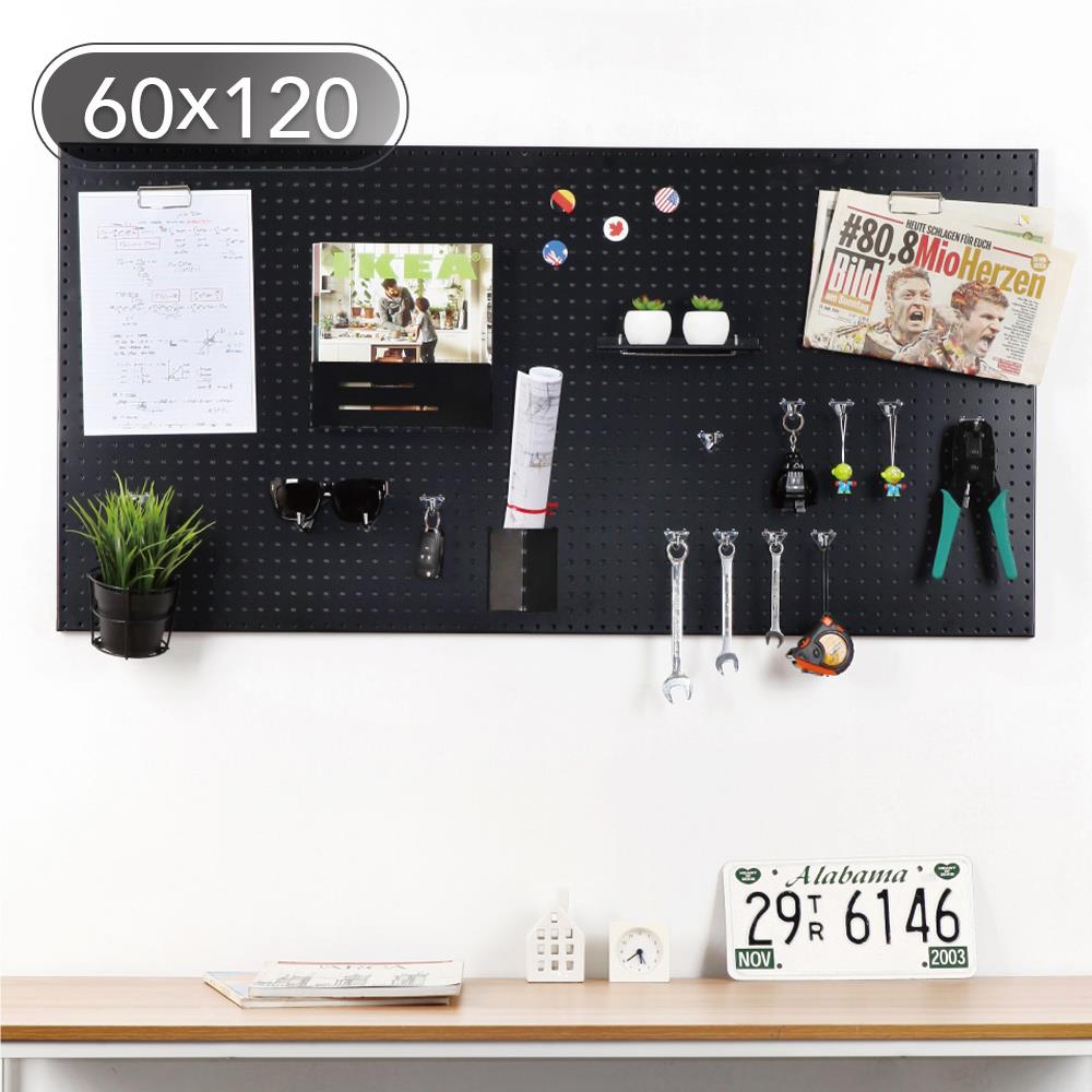【福利品/黑色】inpegboard洞洞板60X120X1.5CM 韓國製 完美主義【G0028】