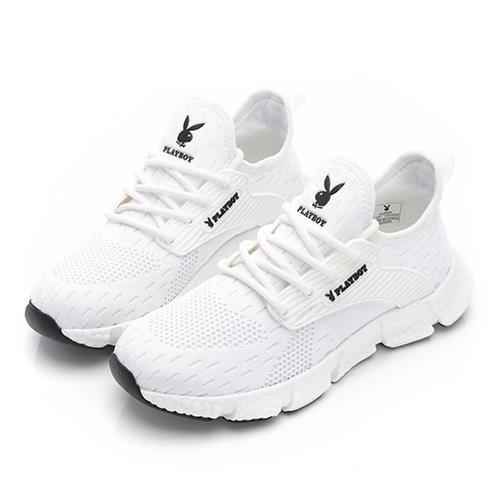 ⚡透涼大賞 任2雙再享88折｜PLAYBOY 零重力 極致BOUNCE爆米花鞋-白(PY1131)