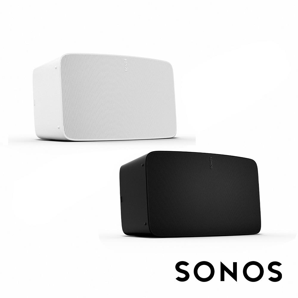 【預購】【SONOS】Five 無線 Hi-Fi 級智慧音響 白/黑 公司貨