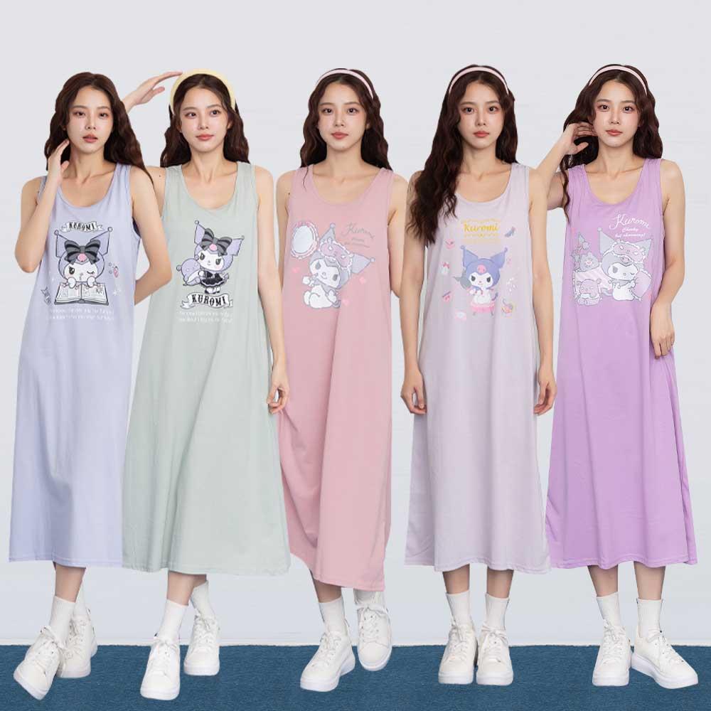 天藍小舖-酷洛米多色舒適居家服/長版背心-共5色-$590【A28280423】