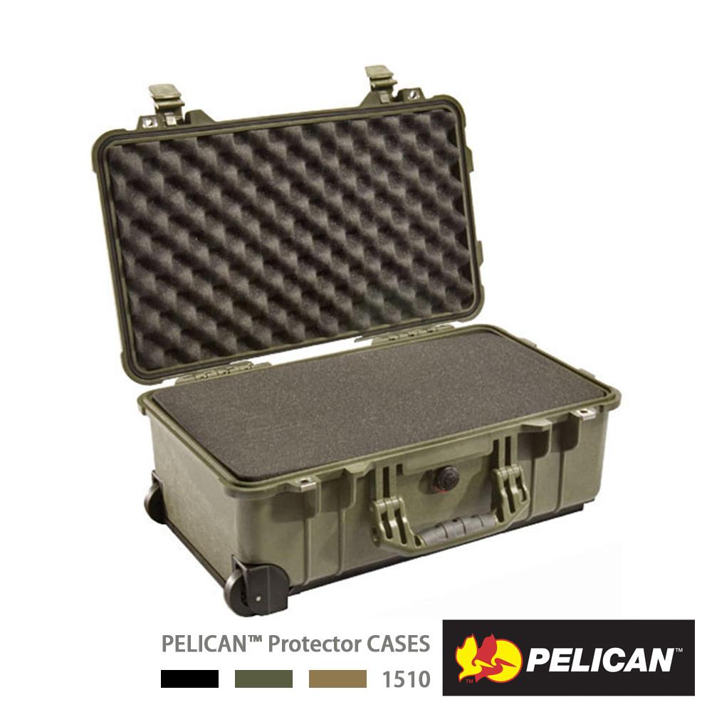 【PELICAN】1510 含輪座/泡棉氣密箱 公司貨
