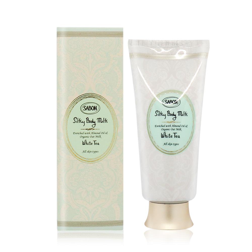 【SABON】白茶絲綢身體乳液((200ml)(管裝)-國際航空版)