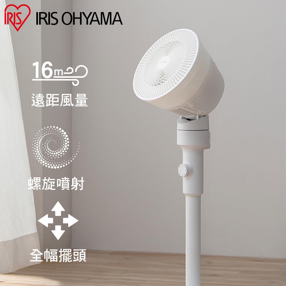 【IRIS】直立式落地空氣循環扇(旋鈕款)(〔雲朵白〕STF-AC15)