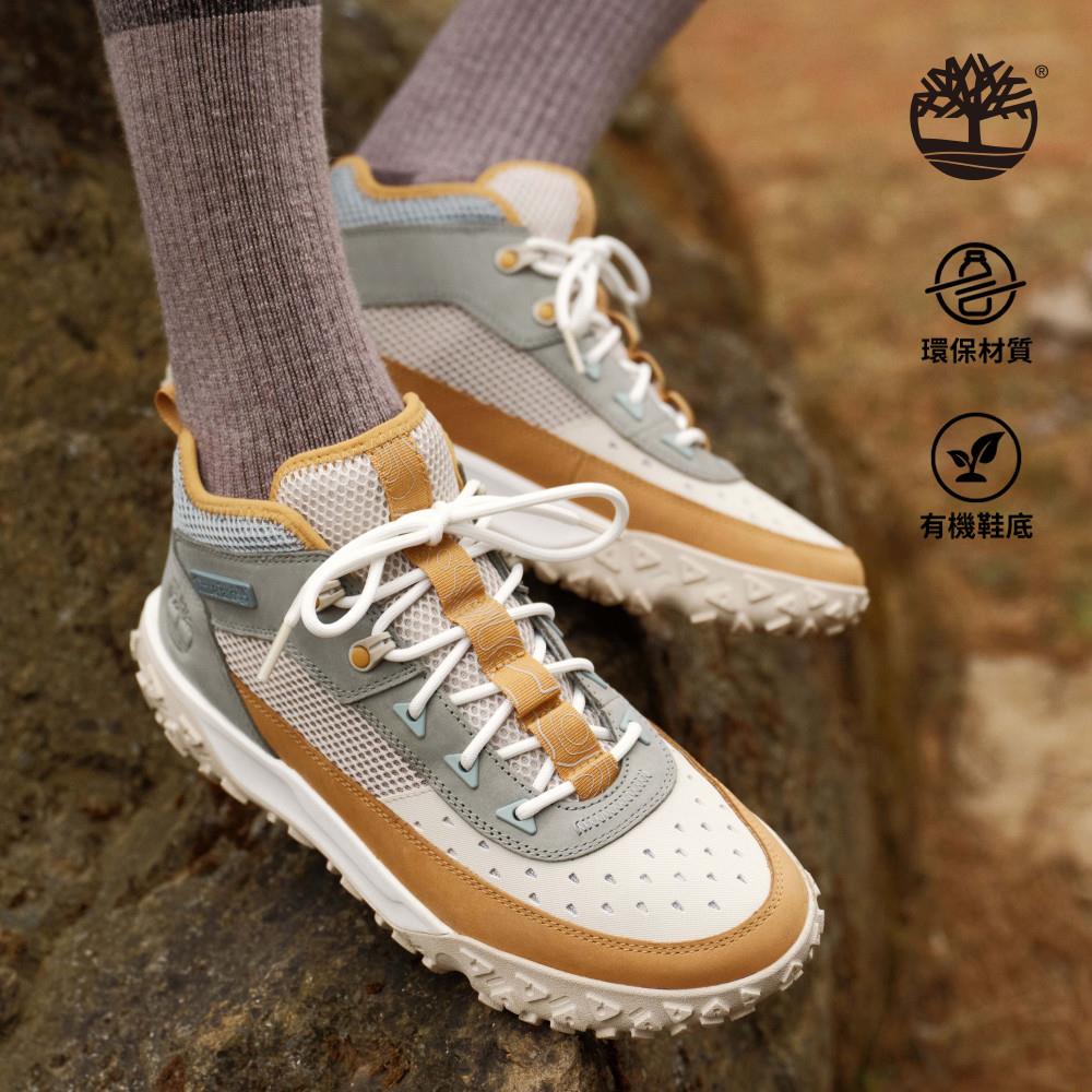 Timberland 男款淺米色Motion 6中筒健行鞋|A6CW1EKM