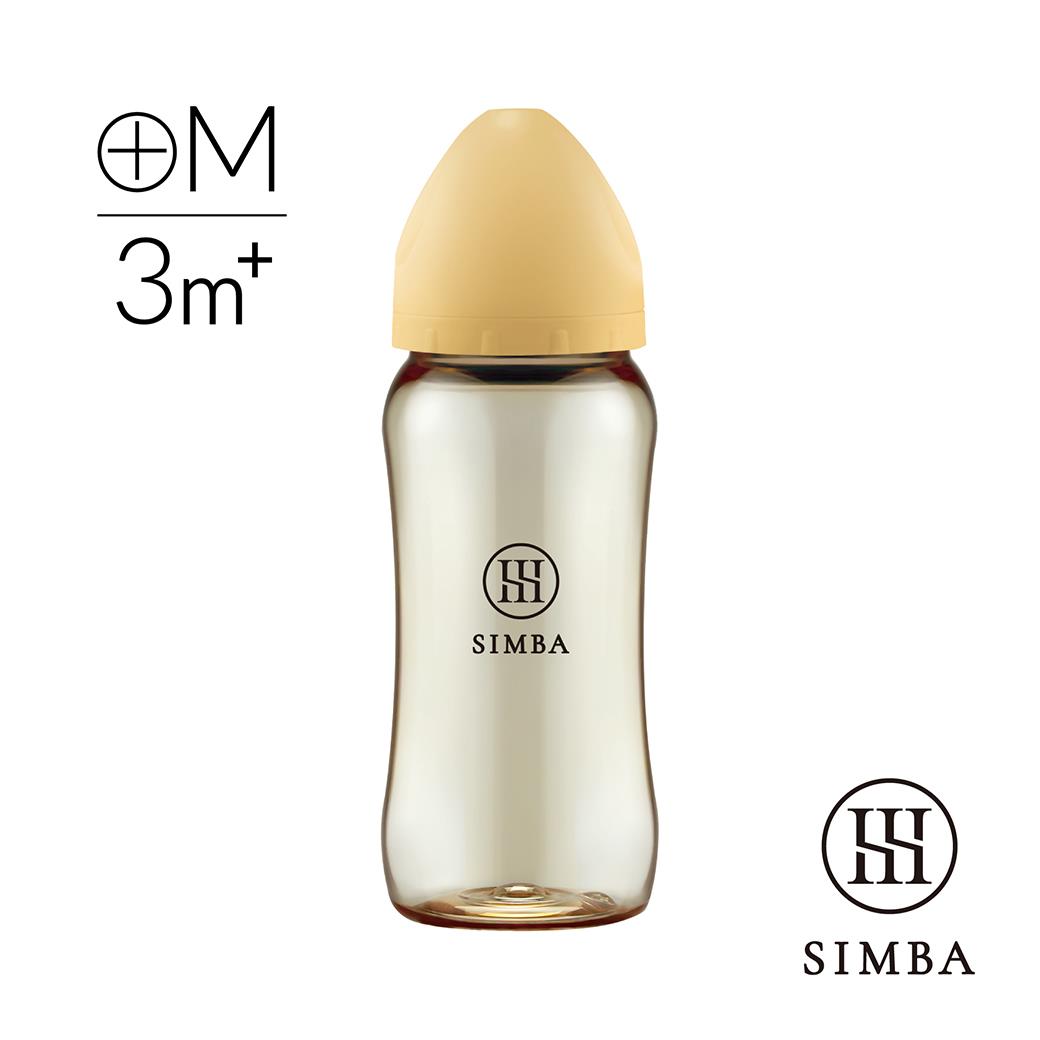 【新色登場】小獅王辛巴 蘊蜜鉑金PPSU寬口防脹氣奶瓶360ml(旦黃)-全齡適用