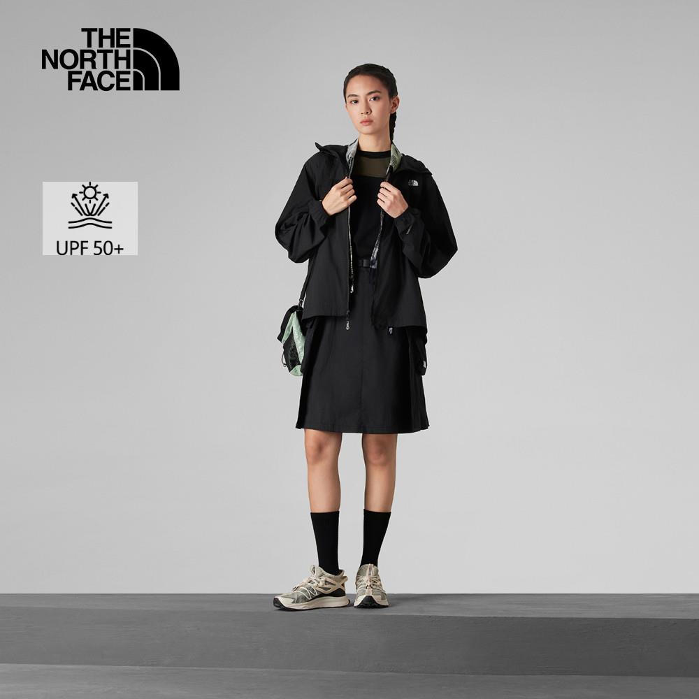 The North Face北面UE女款黑色防風外套｜8CM7JK3
