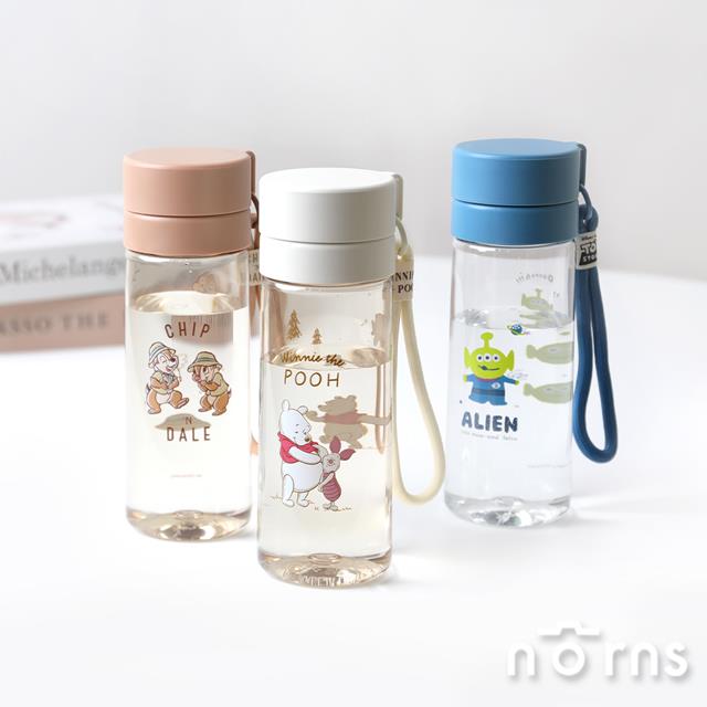 迪士尼Tritan透明水壺550ml ｜Norns Original Design 小熊維尼 三眼怪 奇奇蒂蒂BPA FREE隨身水瓶