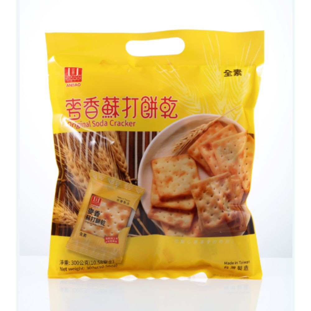 【安堡】麥香蘇打餅(300g/包)