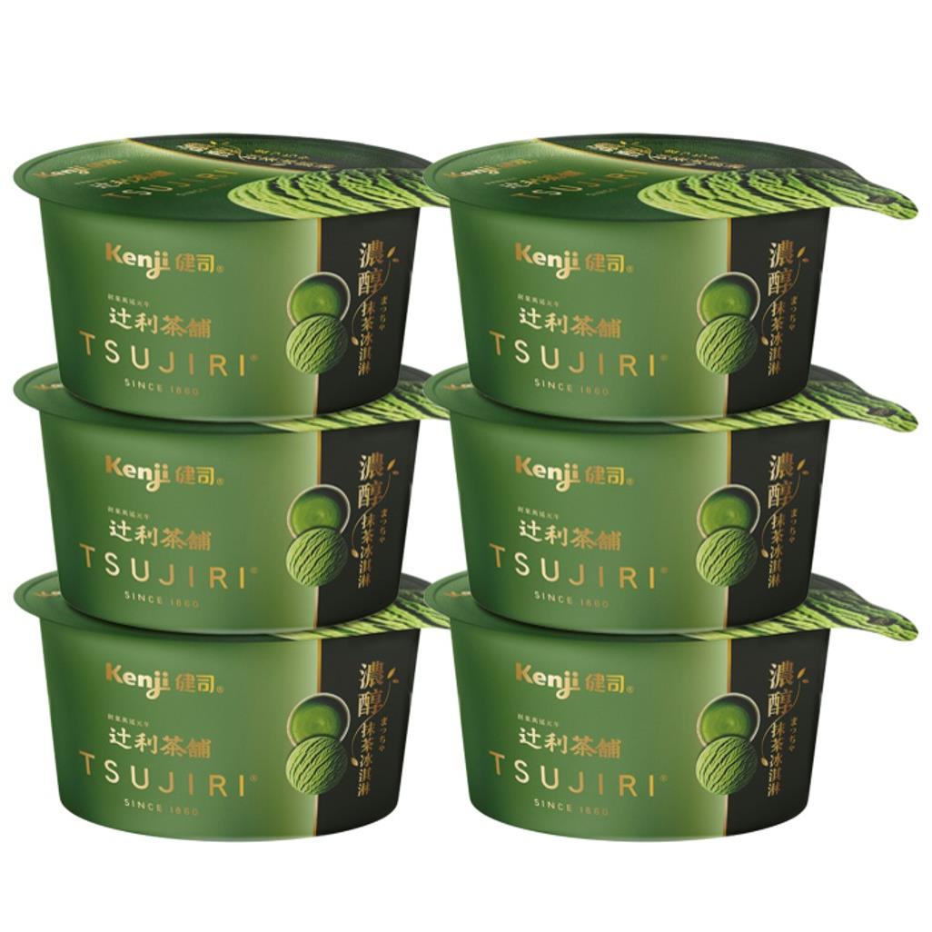 【冷凍店取－健司X辻利】濃醇抹茶冰淇淋6入(85gx6/組)
