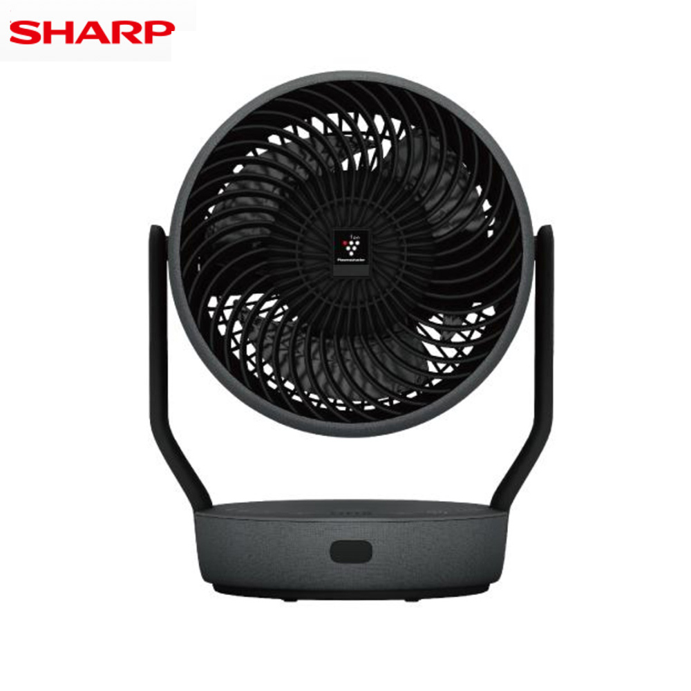 【SHARP】夏普-森呼吸除菌離子清淨循環扇((星曜黑)PK-18S02T-B)