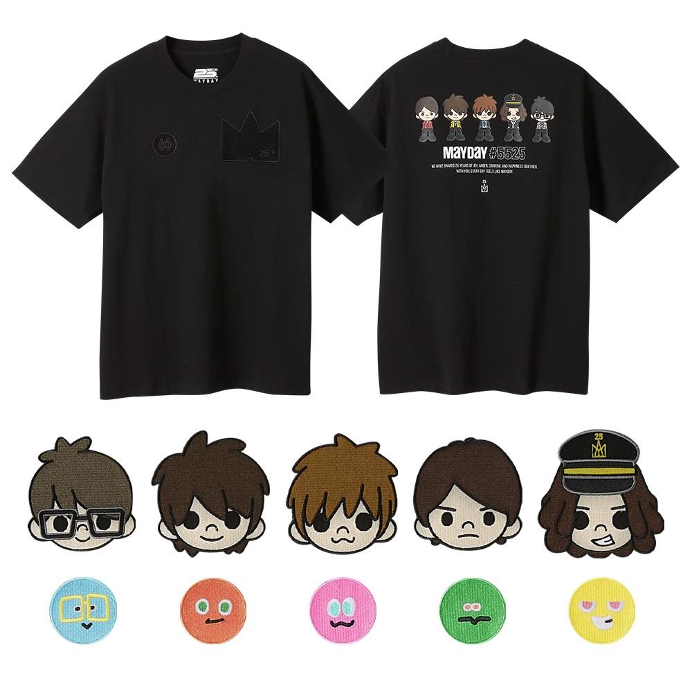 【M13現場取貨】〔 五月天 #5525〕當我們混在一起  5525布章黏踢踢-L