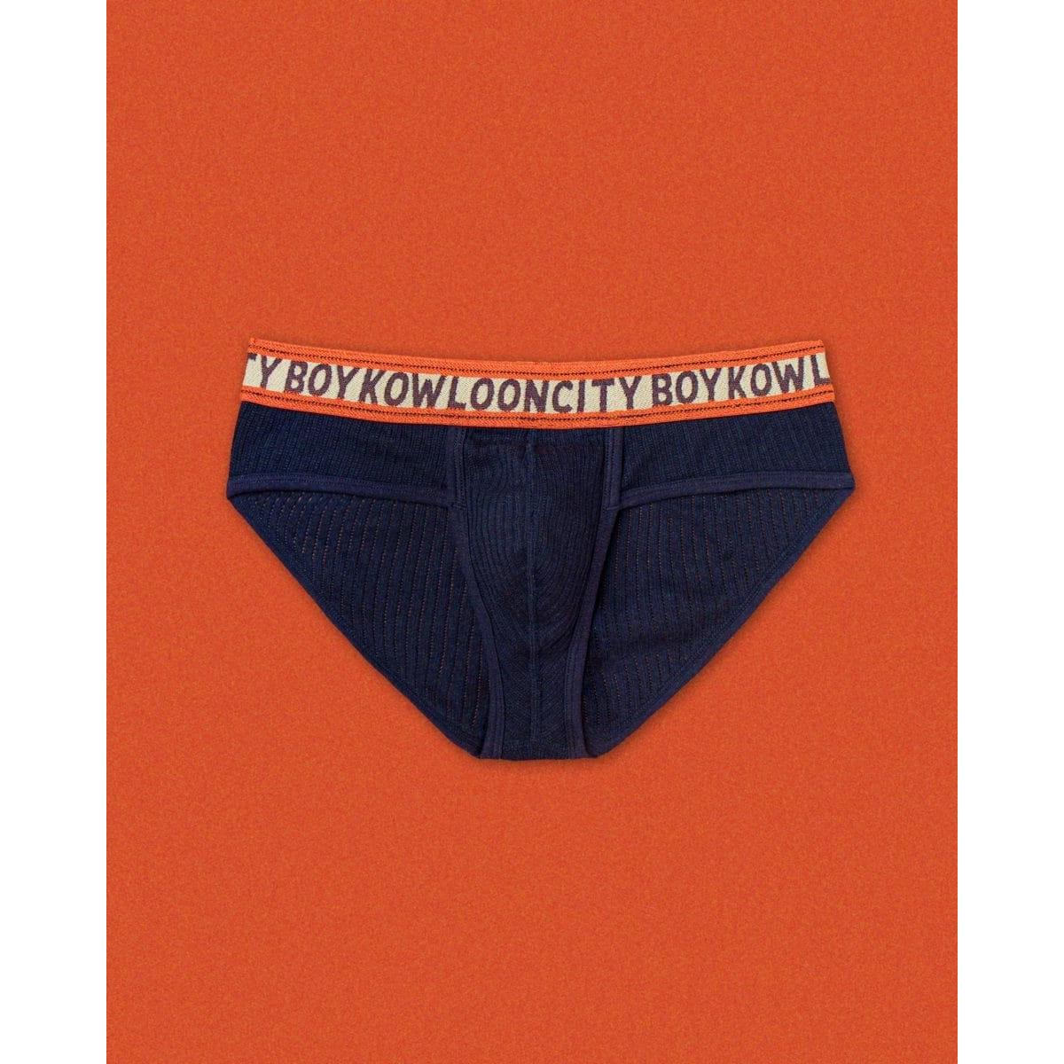 Kowloon City Boy ATHLETIC 系列三角內褲-海軍藍