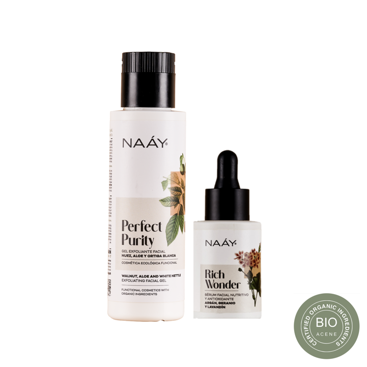 【煥采新肌組】NAÁY 琉光皙研去角質煥顏凝膠 晨露琉璃新生賦活精華液