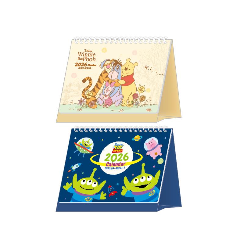 迪士尼Disney 跨年桌曆 36K-維尼/玩具
