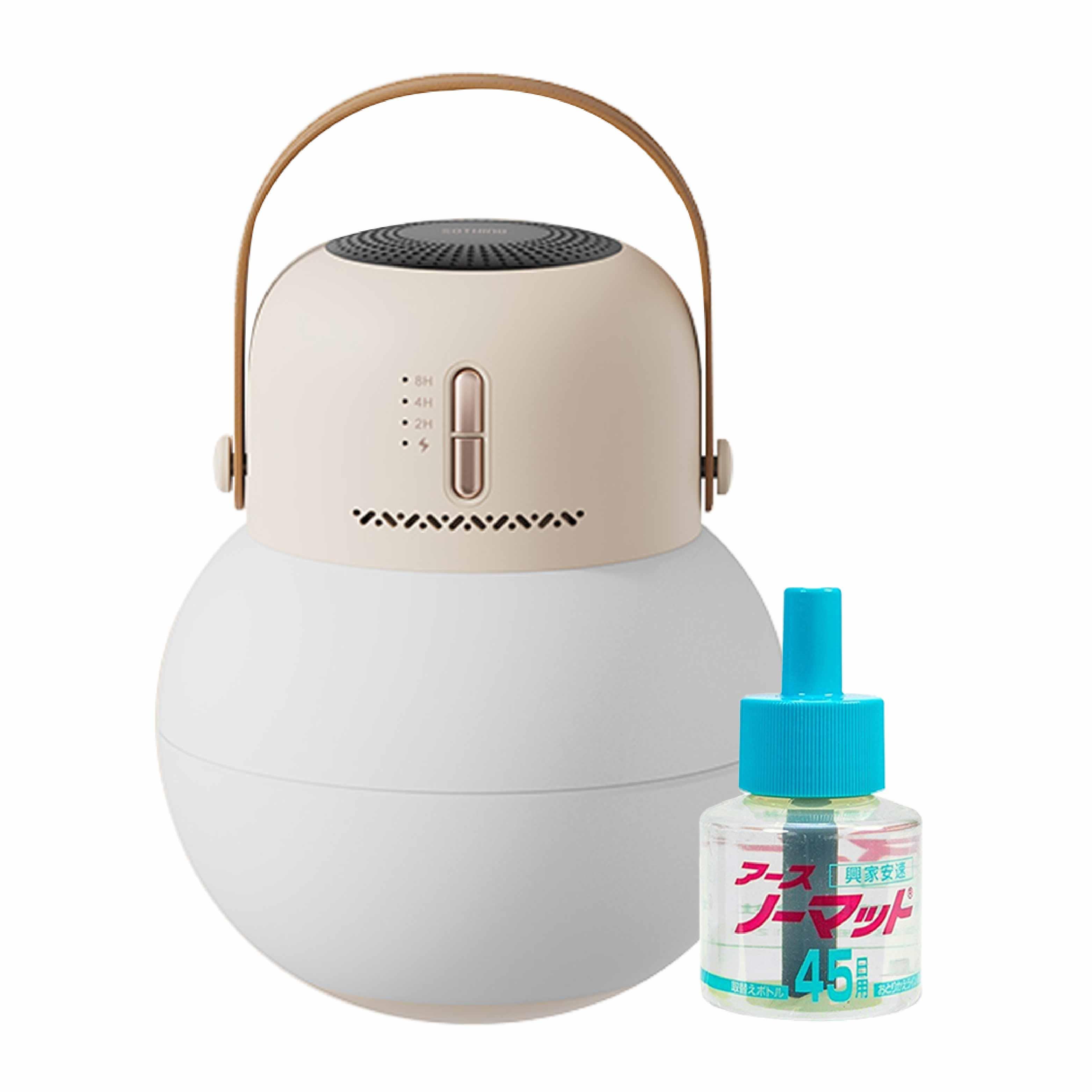 【SOTHING向物】不倒翁夜燈驅蚊器+電蚊香液*1(428g+42ml/組)