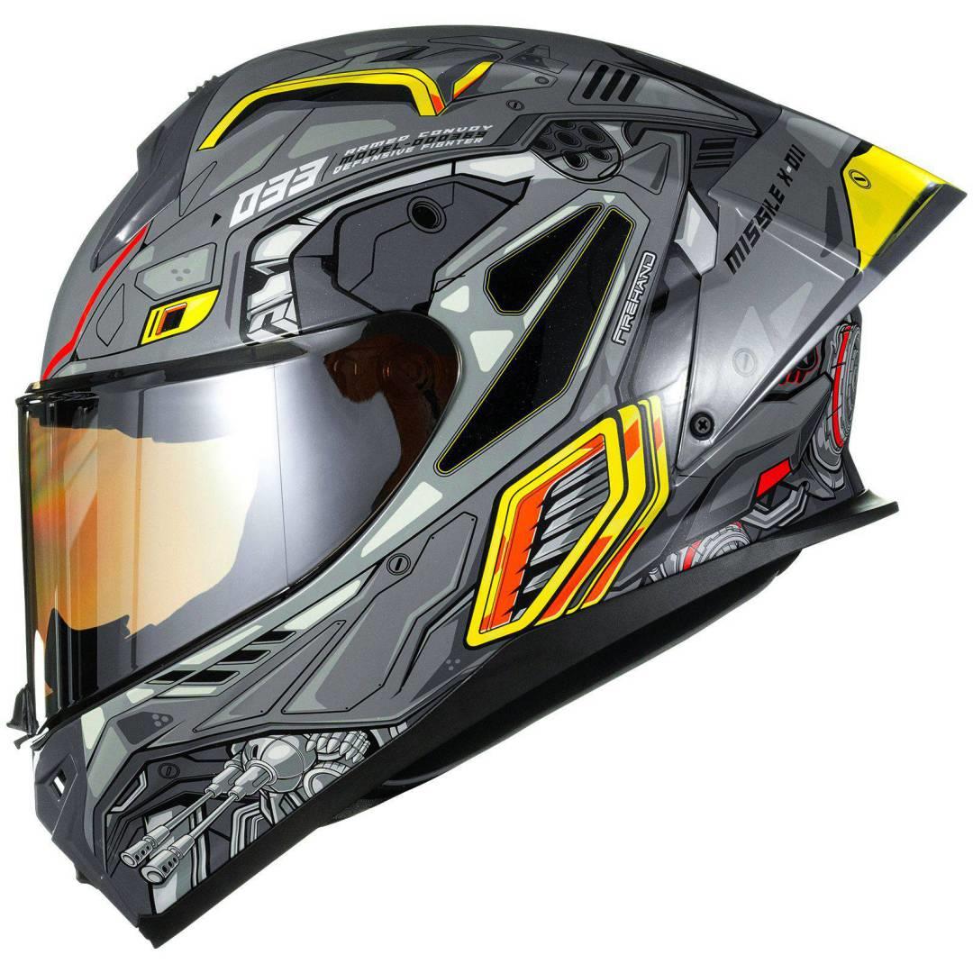 【送鏡片】ILM MF510 SKY 天穹灰 街道運動全罩式安全帽