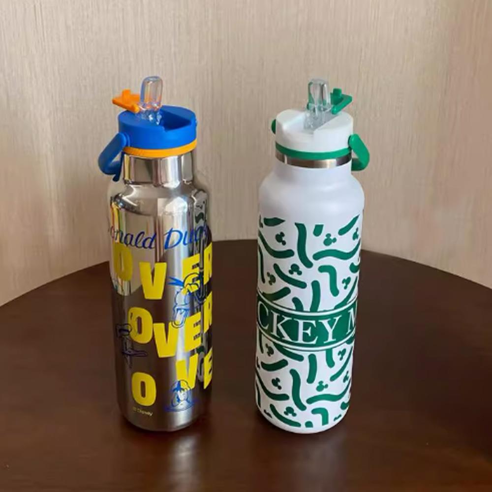 天藍小舖-迪士尼不鏽鋼吸管保溫瓶570ML-共2色-$399【A11115445】